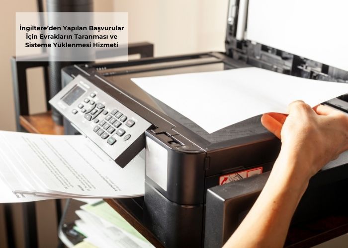 Belgeleri Tarama ve Sisteme Yükleme Hizmeti (Assisted Service)